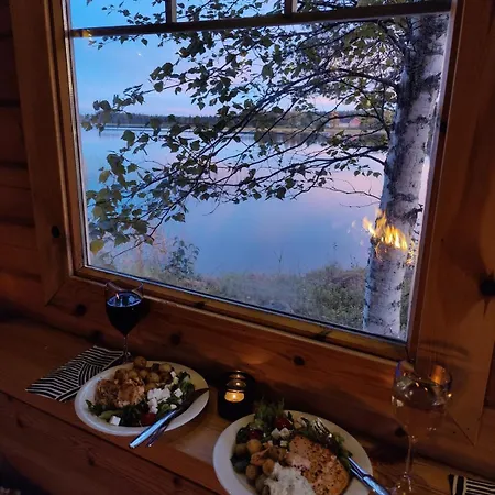 Rentola Lapland - Private And Cozy Beach Cottage - Northern Lights - Sauna シャレー