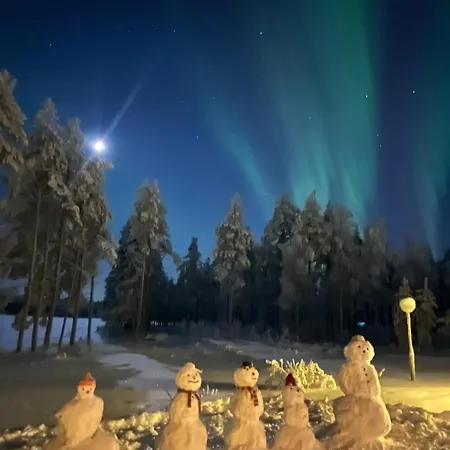 シャレー Rentola Lapland - Private And Cozy Beach Cottage - Northern Lights - Sauna *