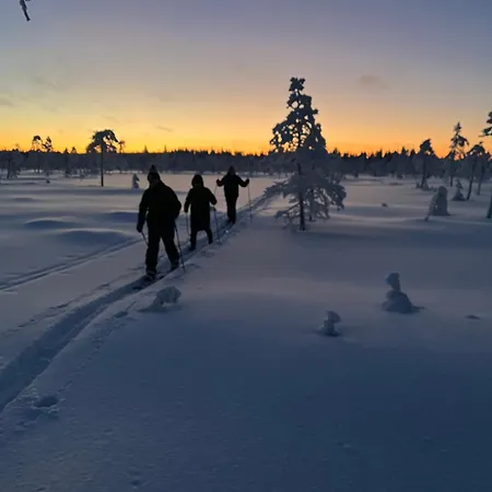 シャレー Rentola Lapland - Private And Cozy Beach Cottage - Northern Lights - Sauna ロヴァニエミ