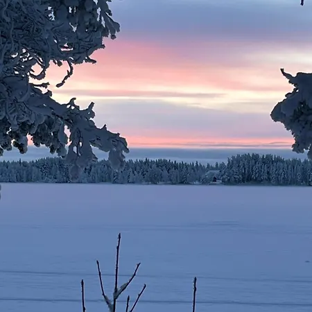 シャレー Rentola Lapland - Private And Cozy Beach Cottage - Northern Lights - Sauna ロヴァニエミ